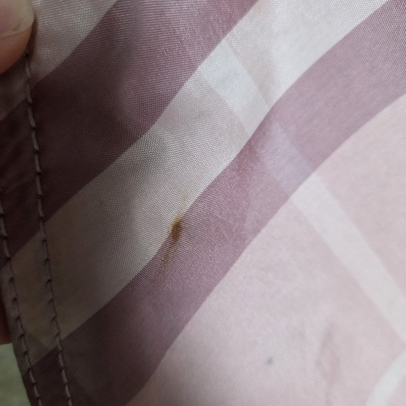 Burberry Nylon And Leather Nova Check Pink Plaid Tote Bag - Picture 4 of 17